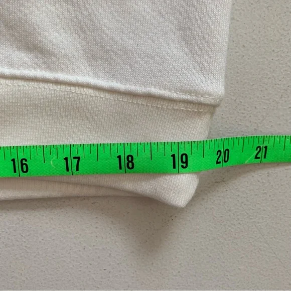 Hill House Size Medium Cream Off-White Raglan Sleeve Pullover Sweatshirt NWOT - Picture 13 of 15